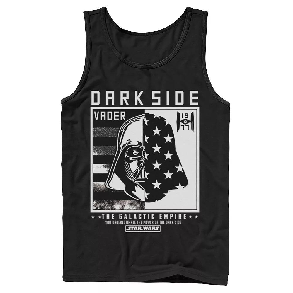 Men's Star Wars Darth Vader Dark Side Stars Tank Top,  Product Image
