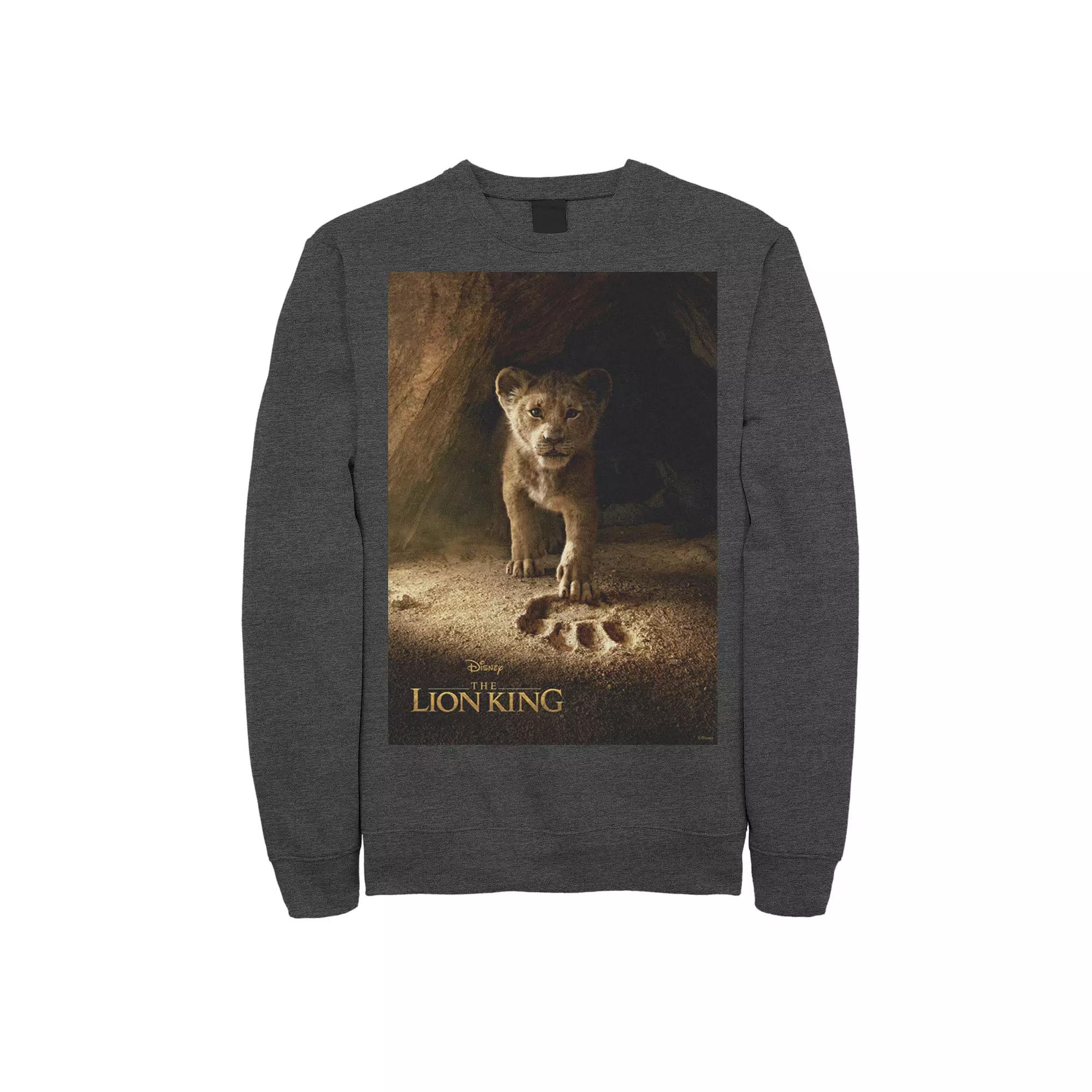 Disney's The Lion King Men's Simba Paw Live Action Movie Sweatshirt,  Product Image