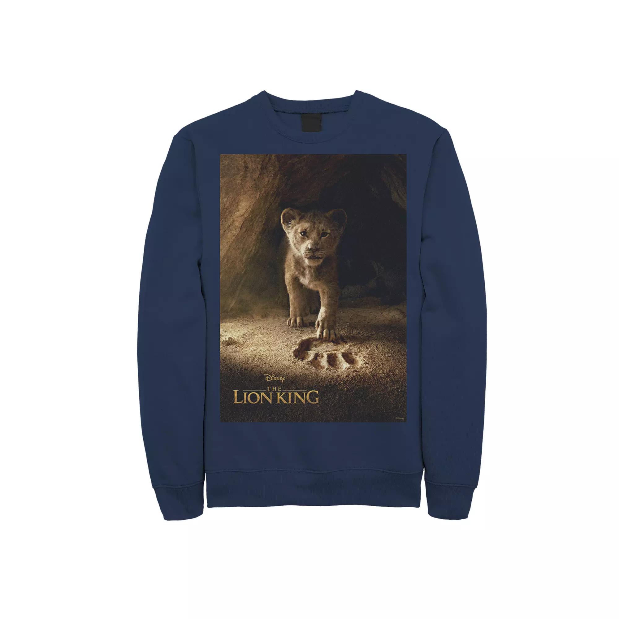 Disney's The Lion King Men's Simba Paw Live Action Movie Sweatshirt,  Product Image