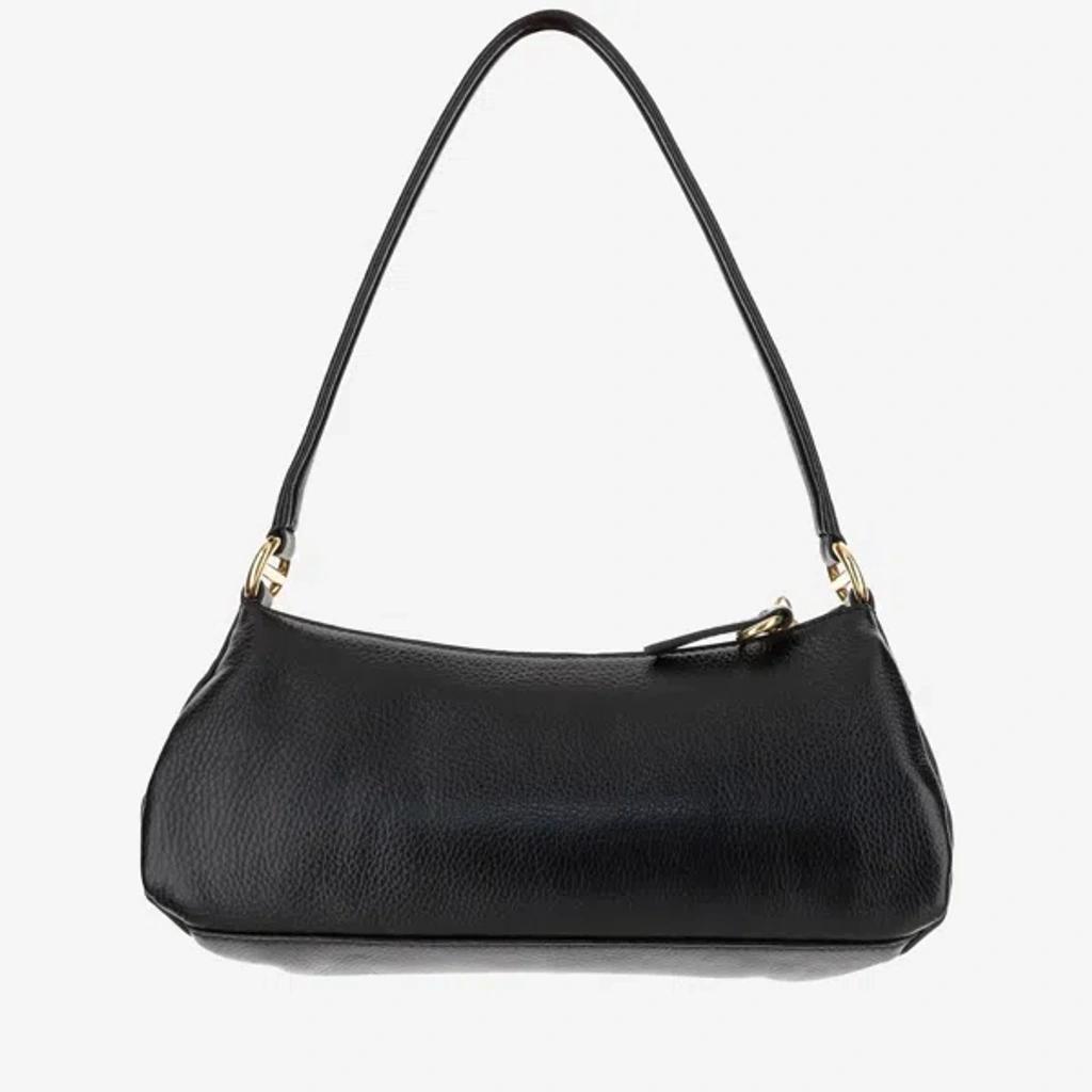 CHLOÉ The 99 Embellished Textured-leather Shoulder Bag In Black Product Image