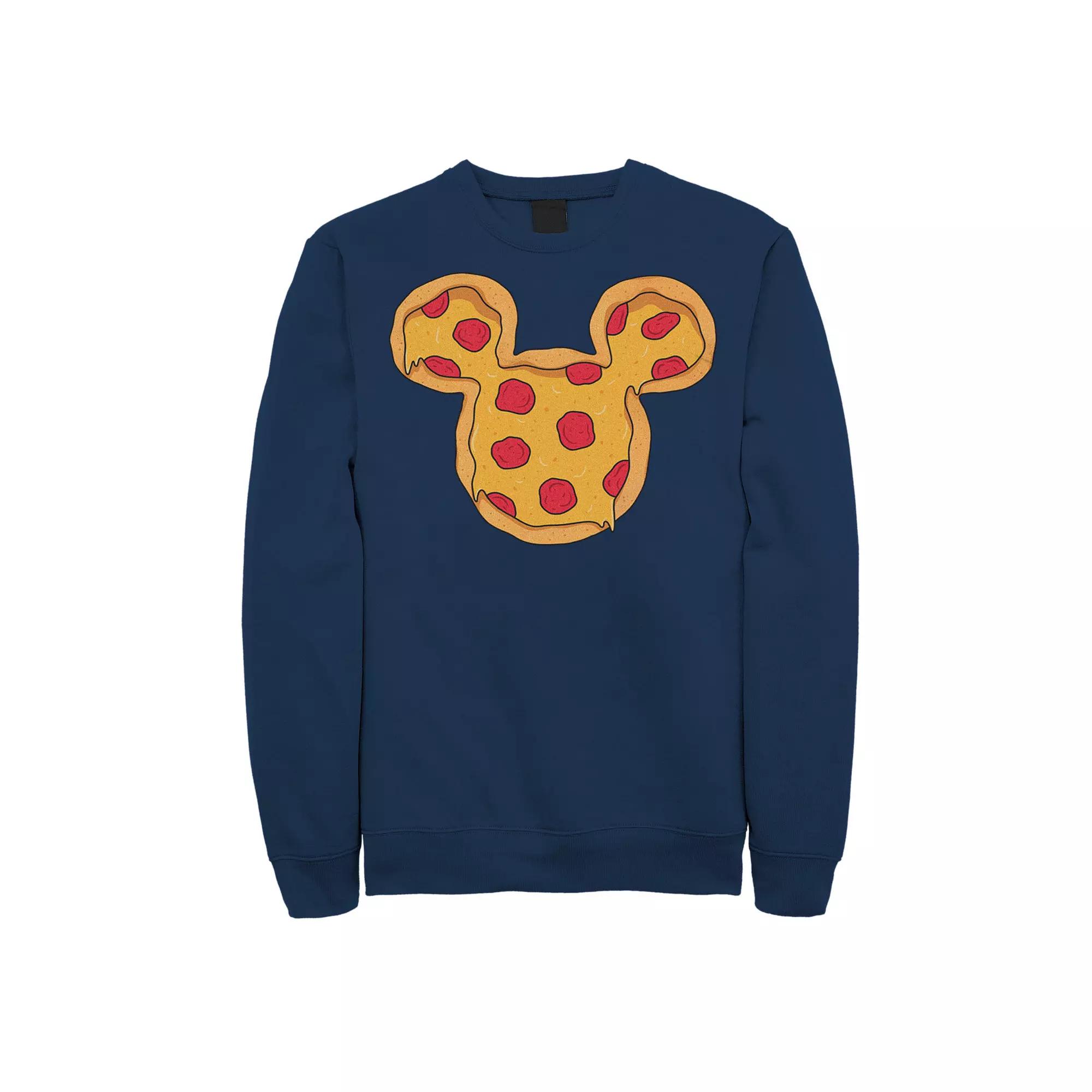 Men's Disney's Mickey And Friends Mickey Pizza Ears Sweatshirt,  Product Image