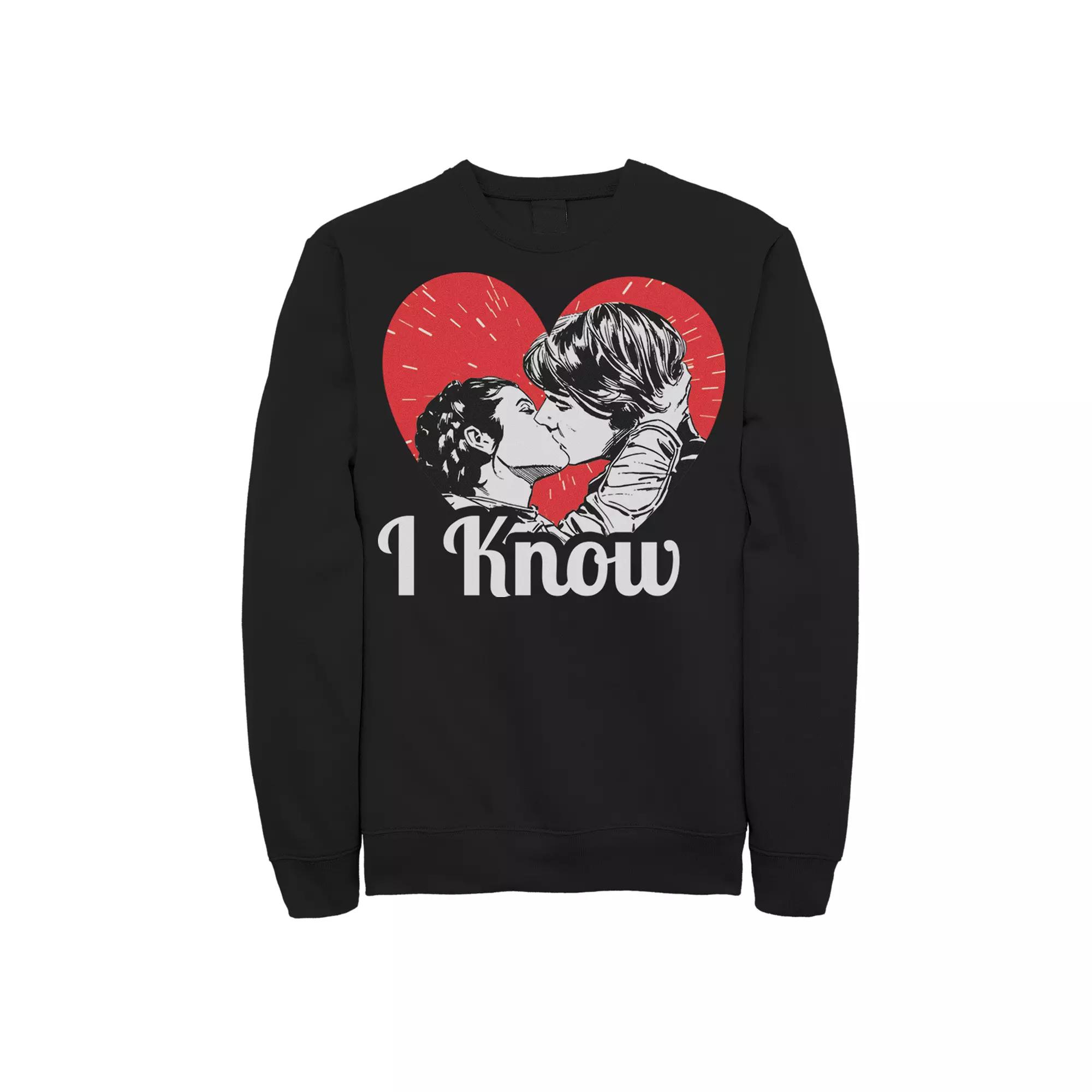 Men's The Empire Strikes Back Ep5 Han And Leia Sweatshirt,  Product Image