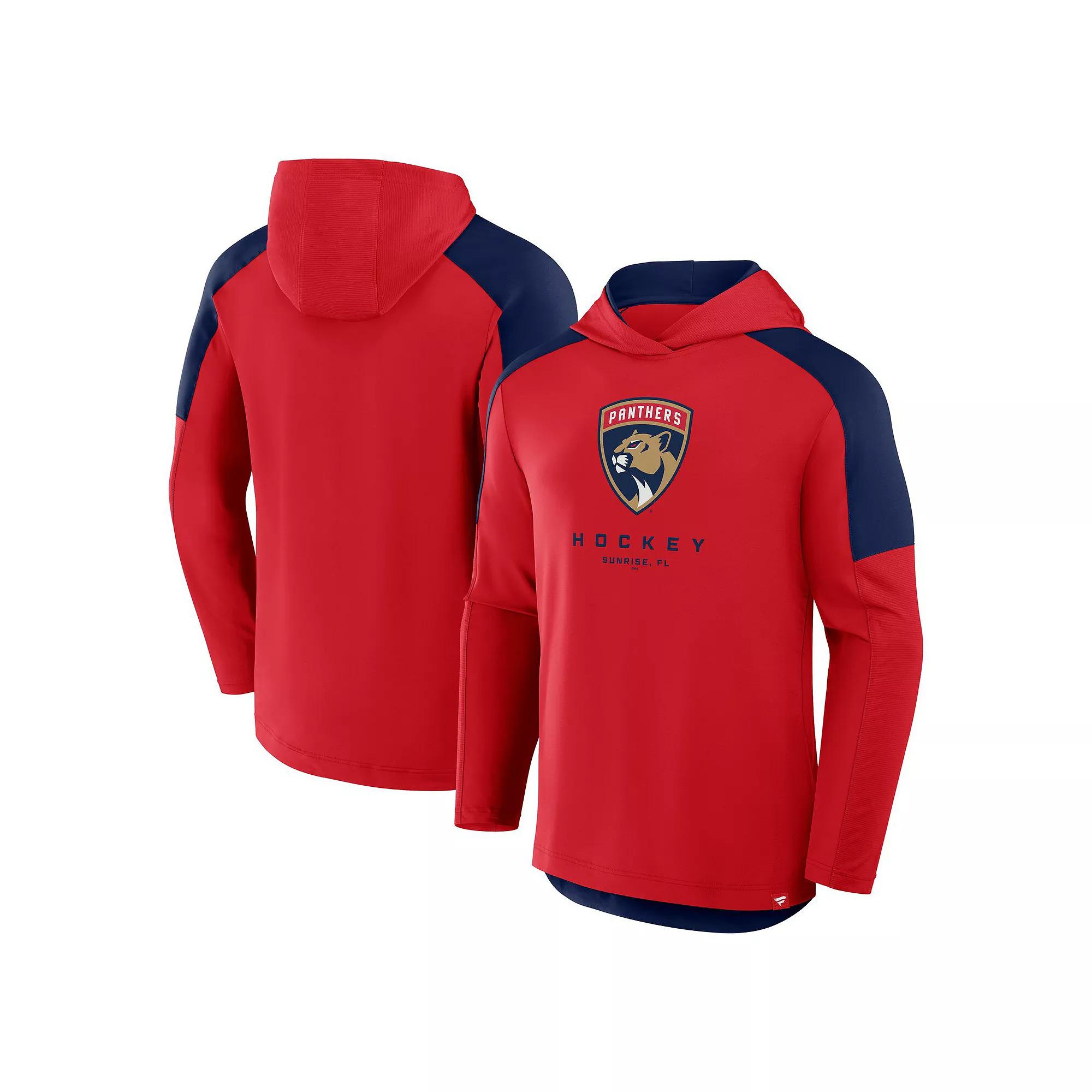 Men's Fanatics Red Florida Panthers Meta Game Transitional Pullover Hoodie, Size: 5XL, Pnt Red Product Image