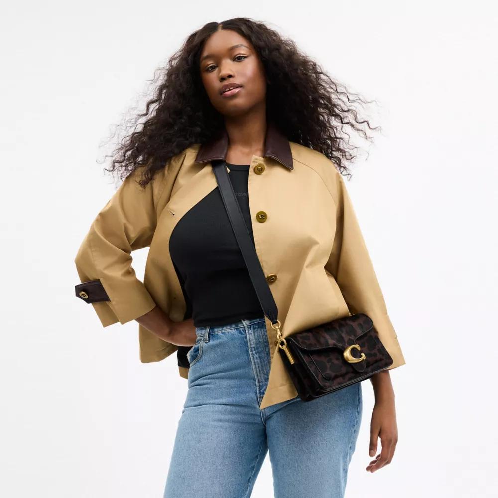 Tabby Shoulder Bag 26 In Haircalf With Leopard Print Product Image