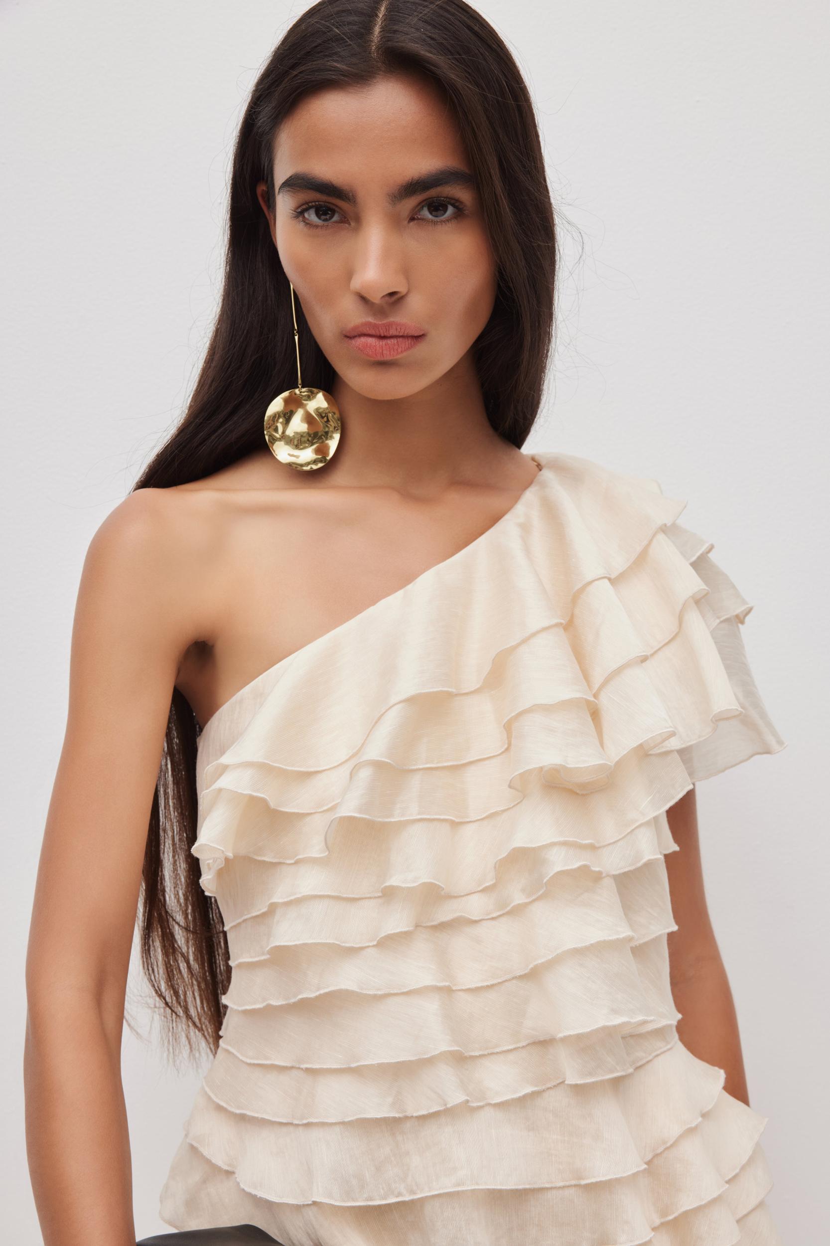 Rosaline Mini Dress-COCONUT CREAM / 6 Product Image