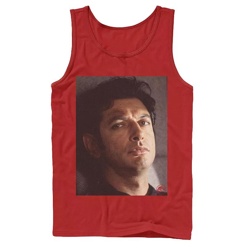 Men's Jurassic Park Jeff Goldblum Stare Tank Top,  Product Image