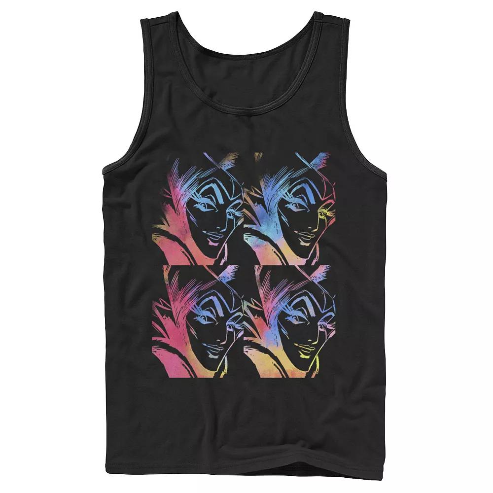 Disney's Villains Sleeping Beauty Maleficent Men's Stencil Panels Tank Top,  Product Image