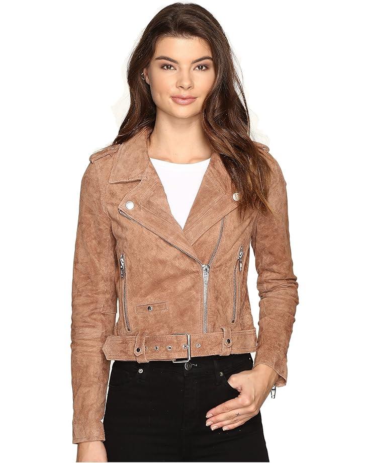 Petite Mixed Media Moto Jacket Product Image