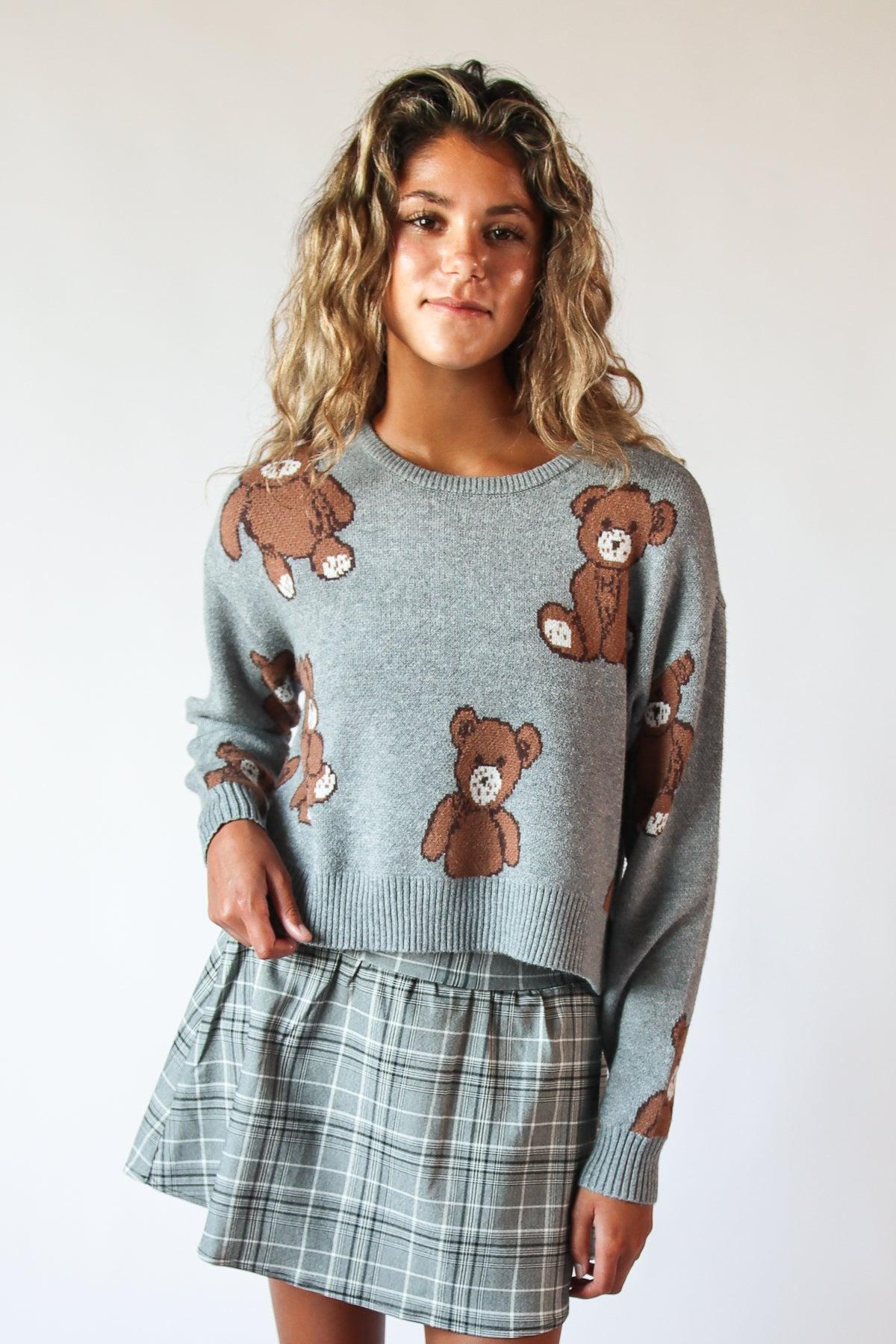 Knit Print Sweater Product Image