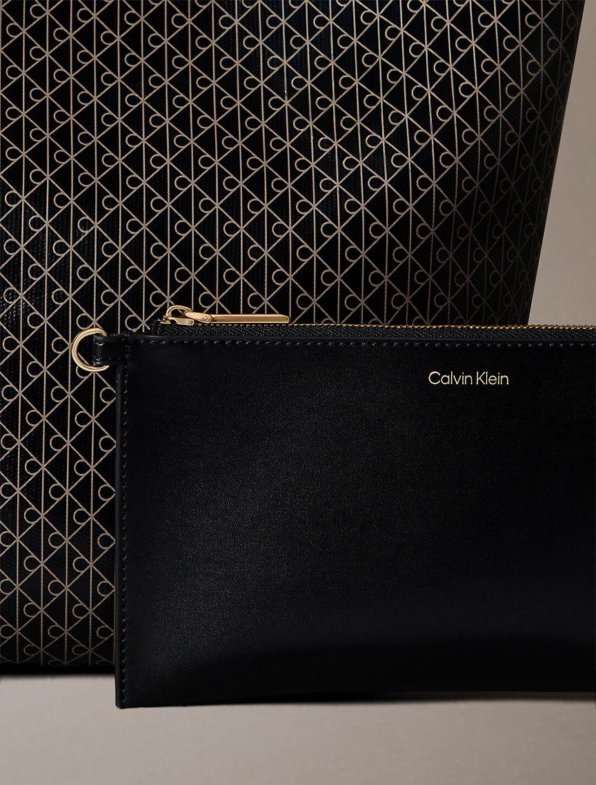 Allover Emblem Logo Bucket Bag with Pouch Product Image