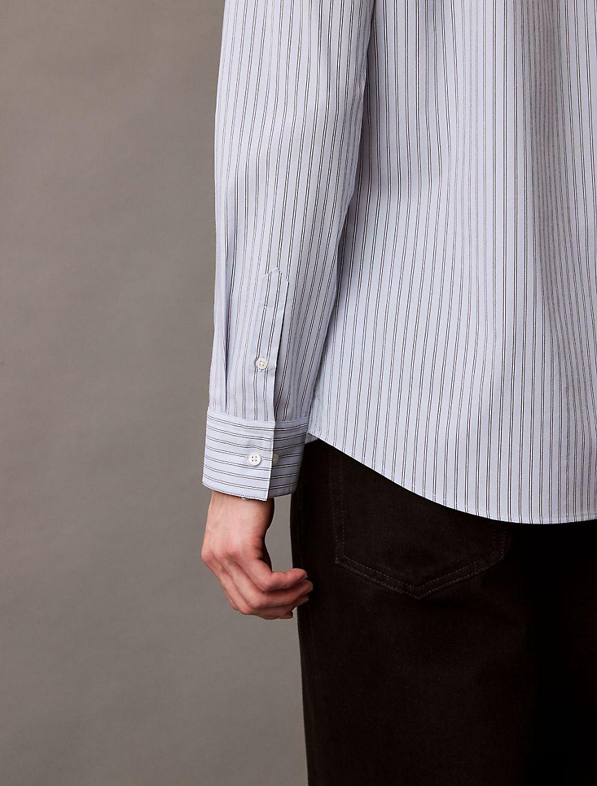 Tech Cotton Slim Button Down Shirt Product Image