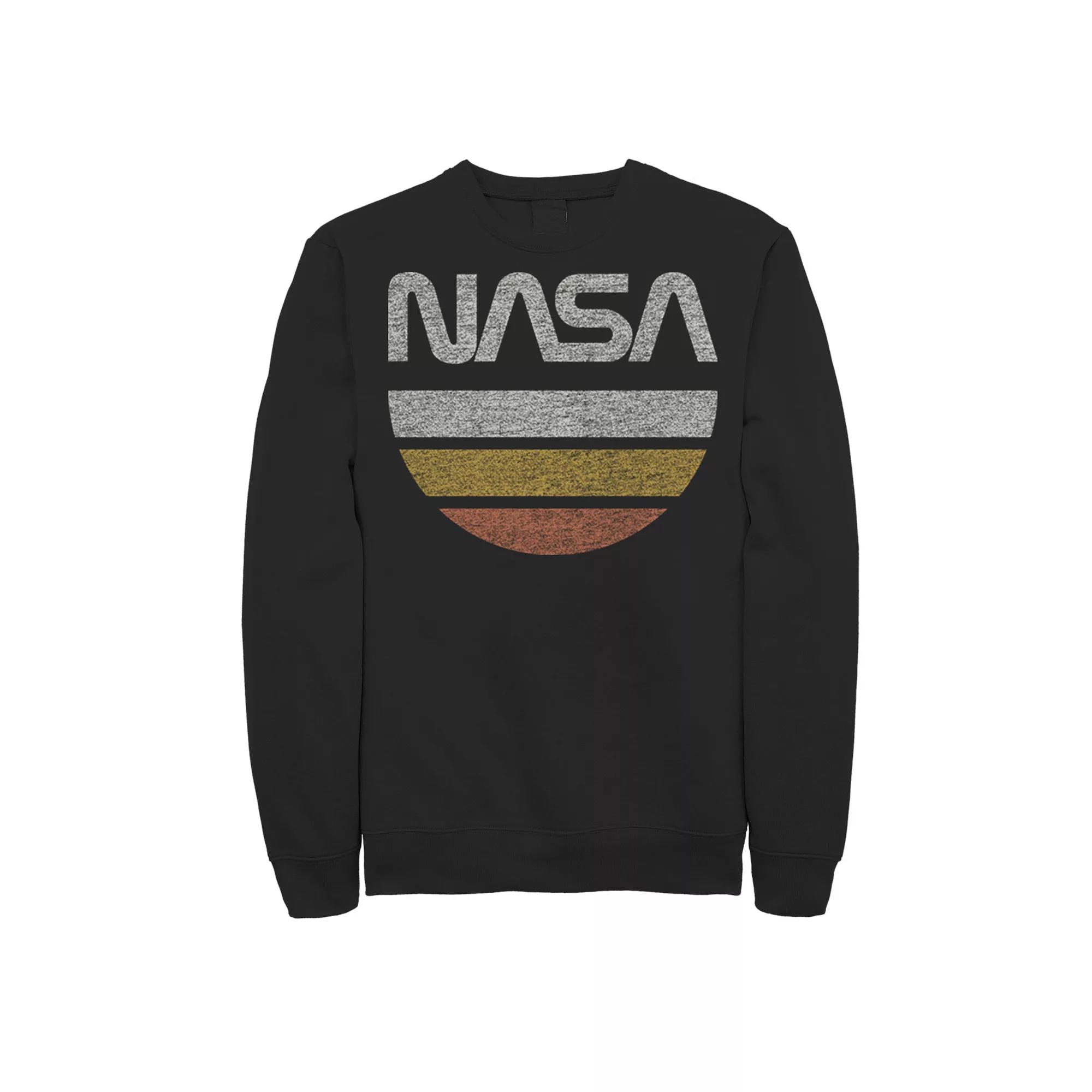 Men's NASA Half Moon Graphic Fleece Pullover,  Product Image