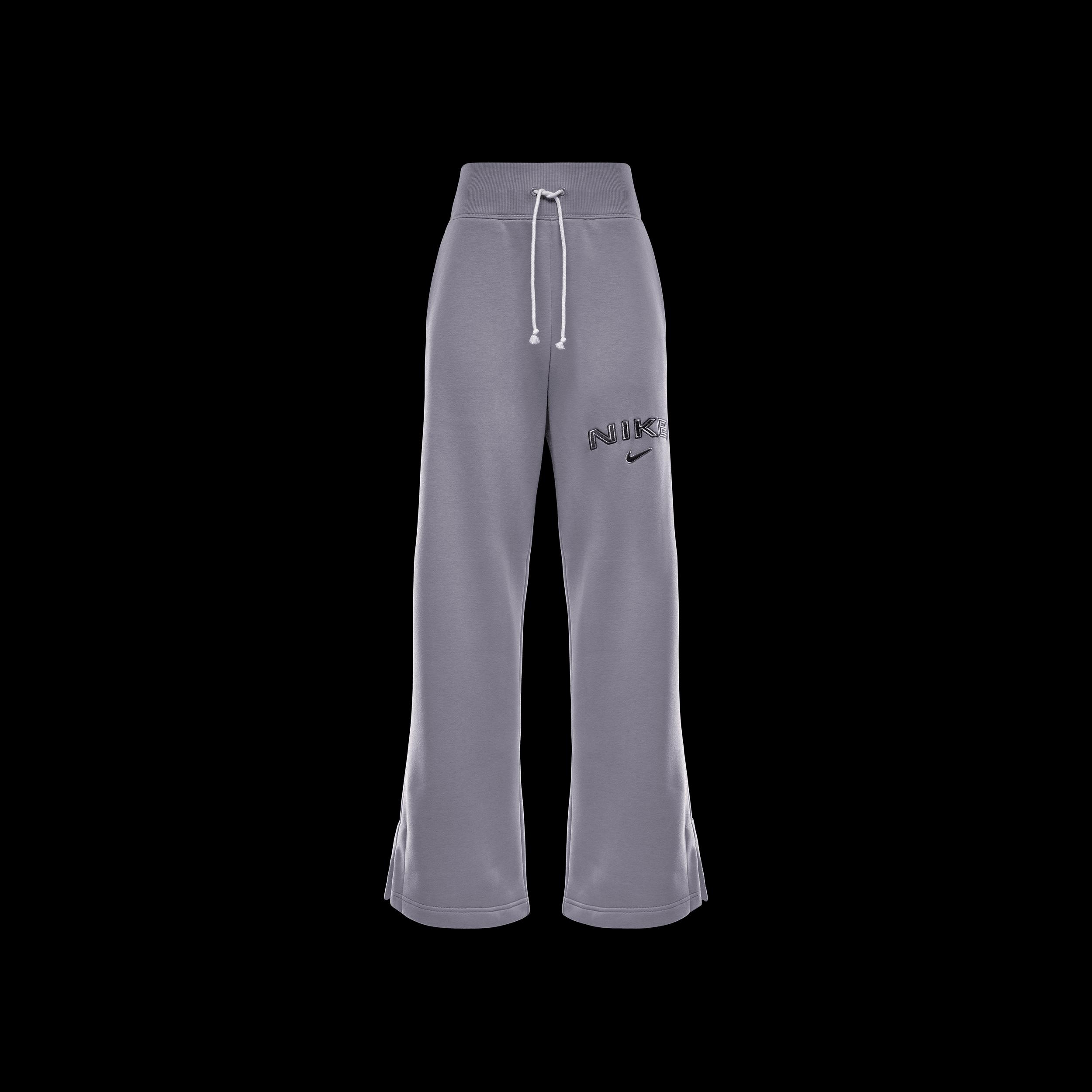Women's Nike Sportswear Phoenix Fleece High-Waisted Wide-Leg Logo Pants Product Image