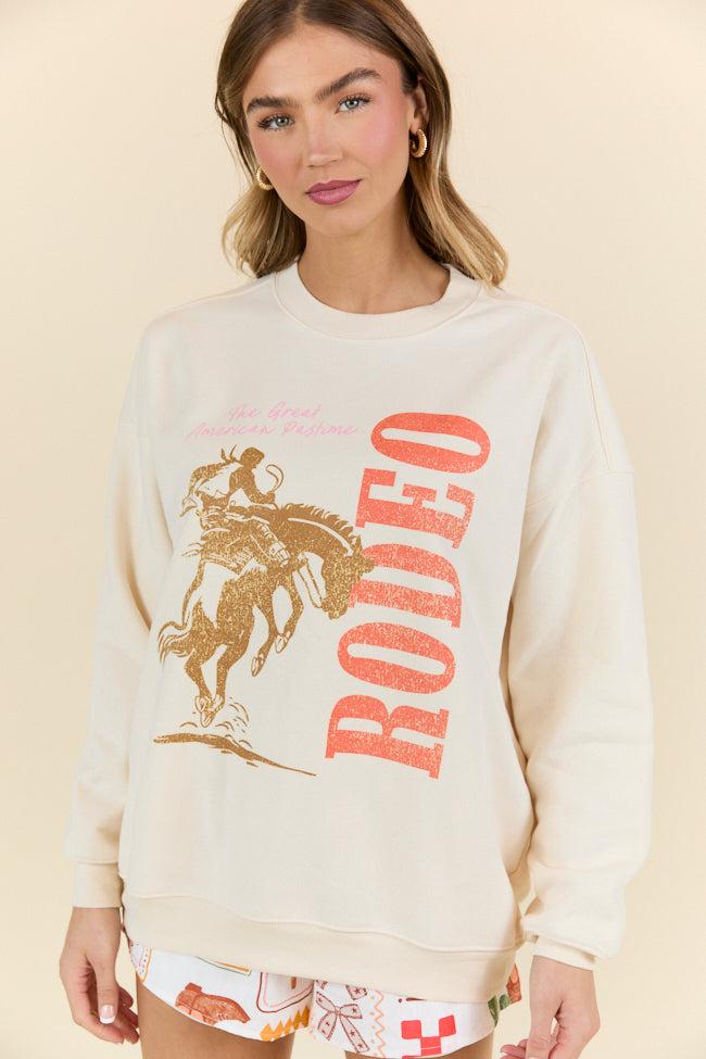 The Great American Pastime Cream Graphic Sweatshirt Product Image