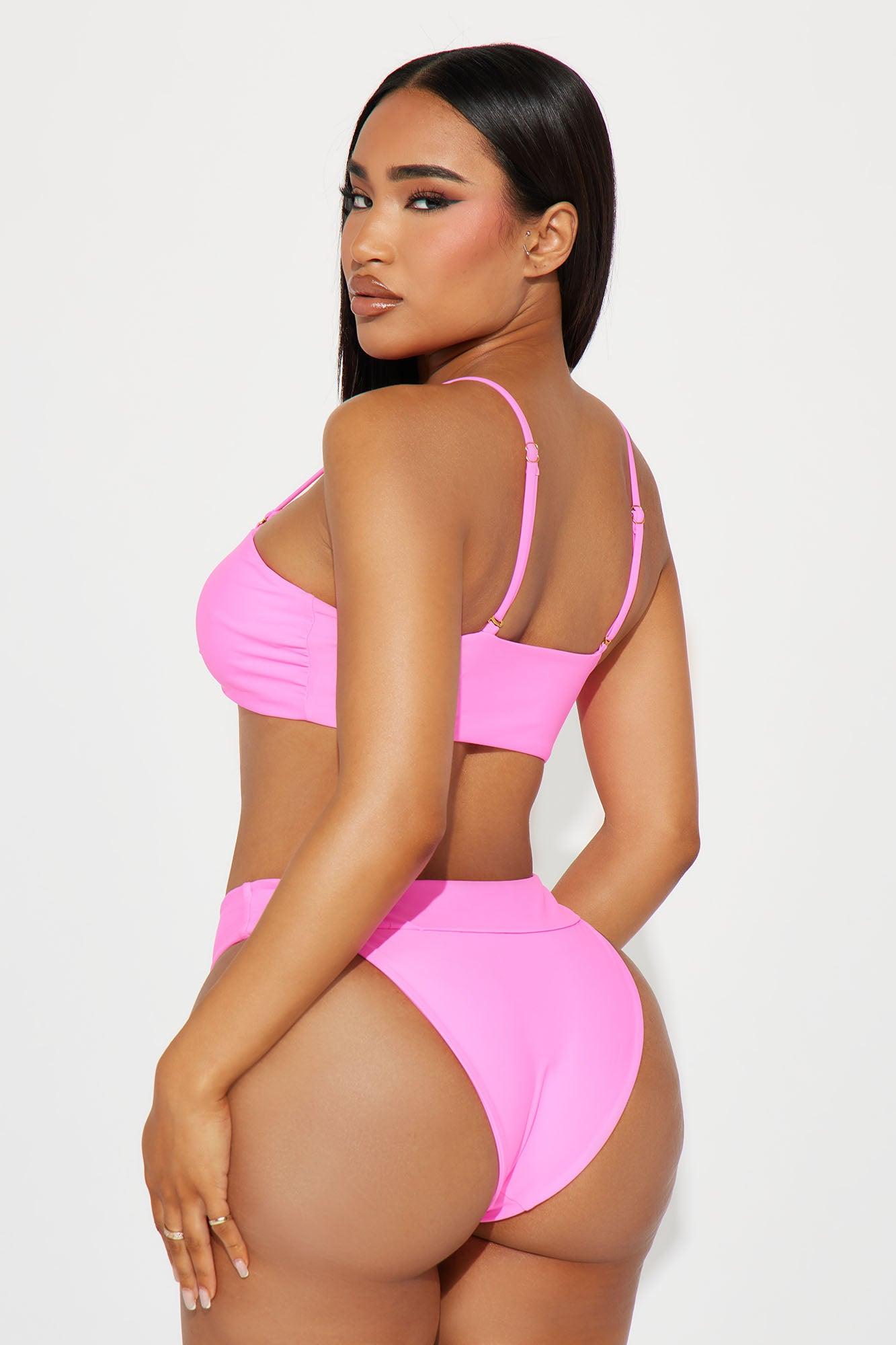 Farrah Hardware 2 Piece Bikini - Hot Pink Product Image