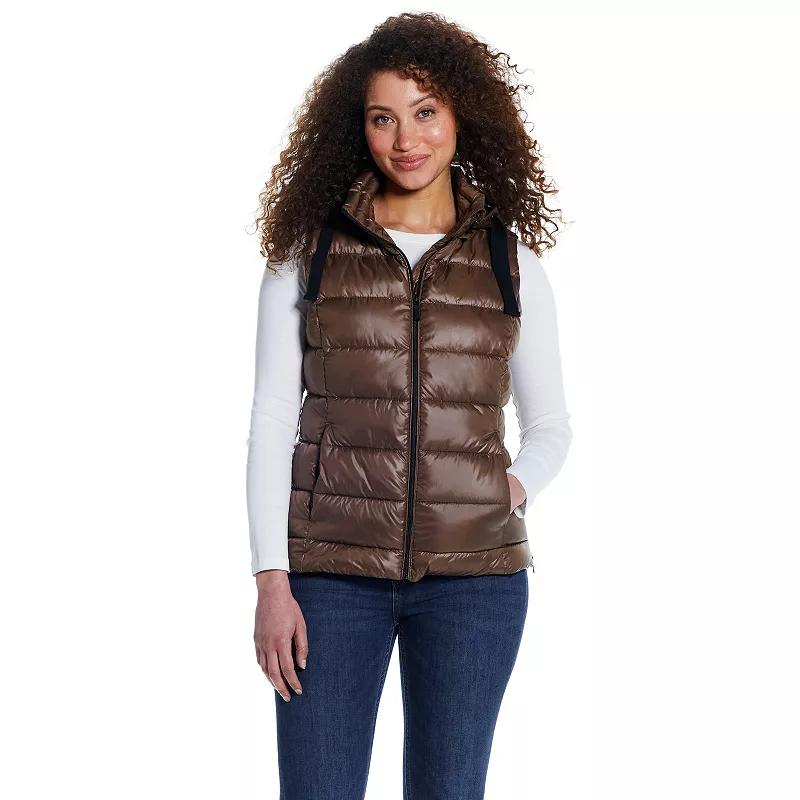 Women's Weathercast Hooded Puffer Vest,  Product Image