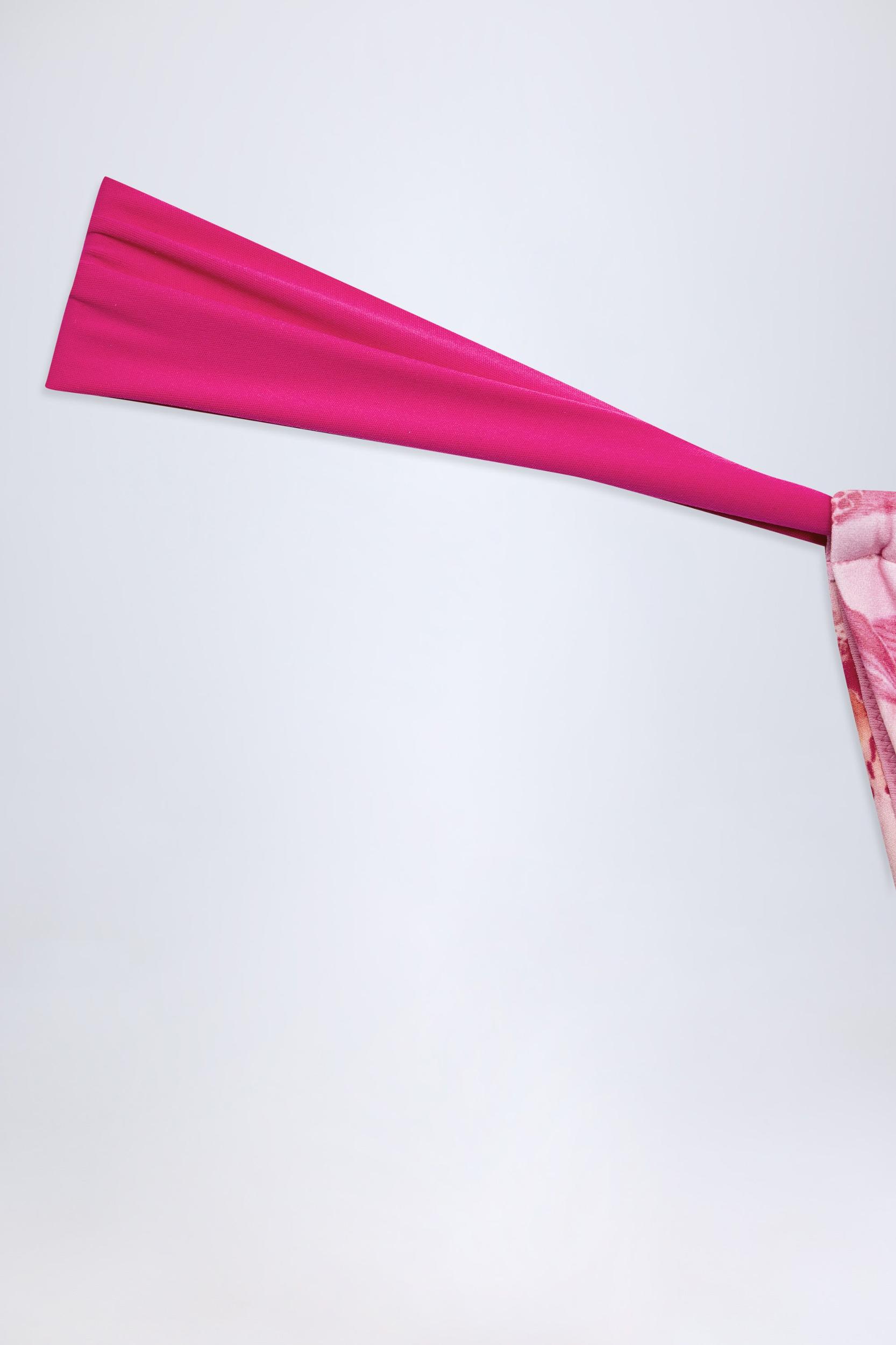 Cheeky Bikini Bottoms in Pink Orchid Print Product Image