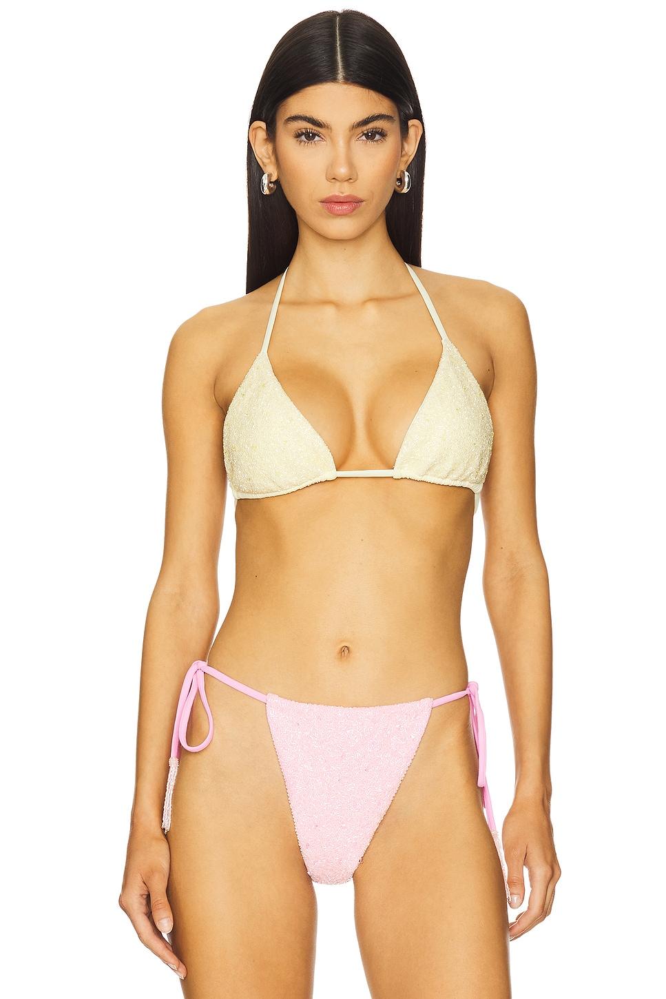 Nixie Color Block Bikini Top Oceanus Product Image