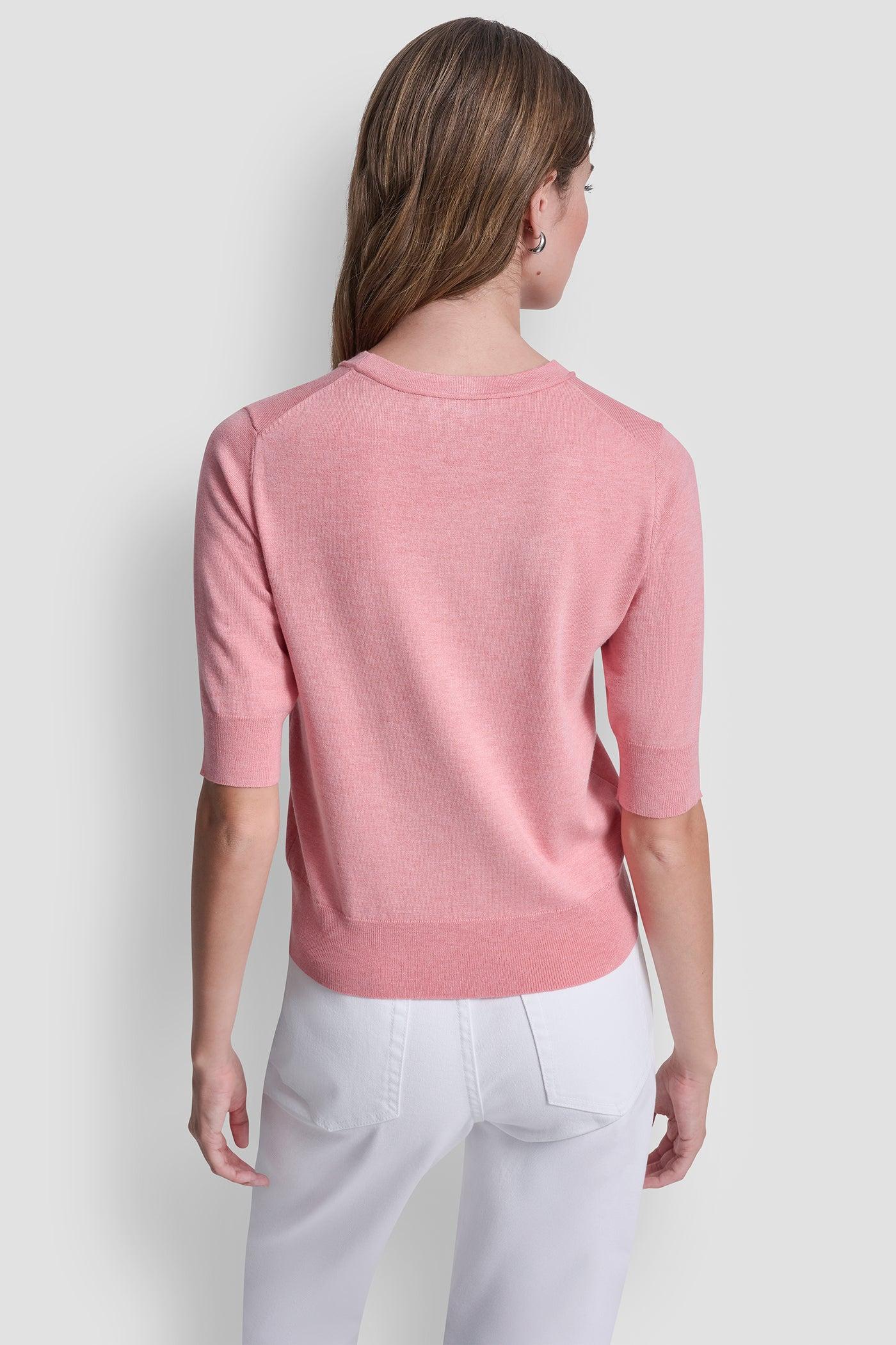 ELBOW SLEEVE CREW NECK SWEATER Product Image