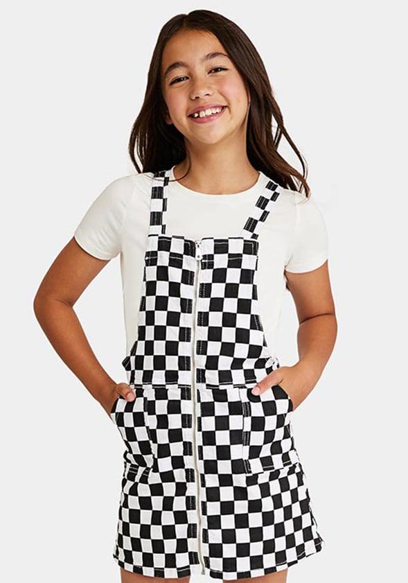 JustFab Margaux Platform Loafer Pump Womens Black/ White Size 8.5 Product Image