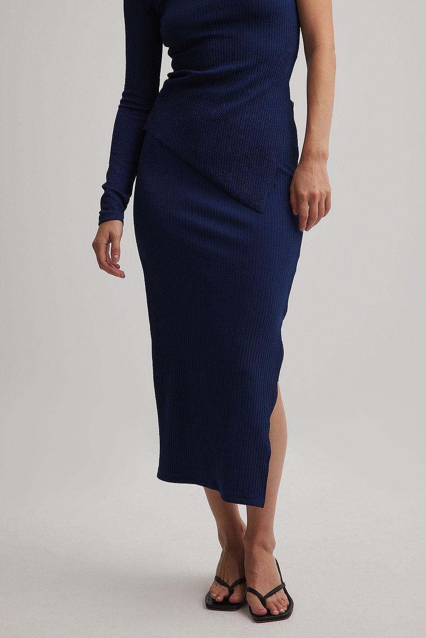 Mid Waist Midi Skirt Product Image