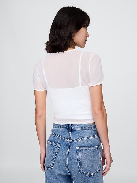 Mesh Crop T-Shirt Product Image