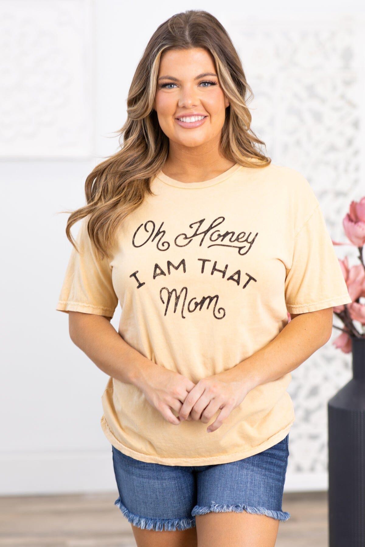 Tan Honey I Am That Mom Graphic Tee Product Image