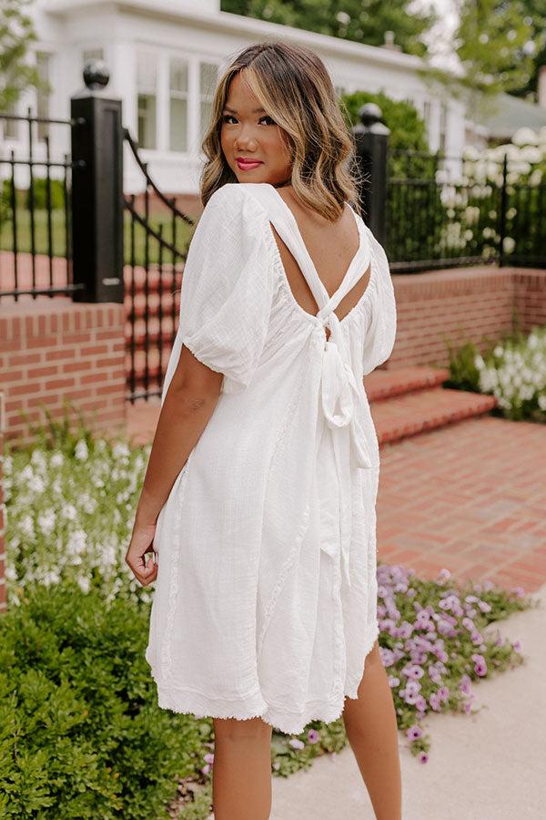 California Casa Shift Dress In Ivory Product Image