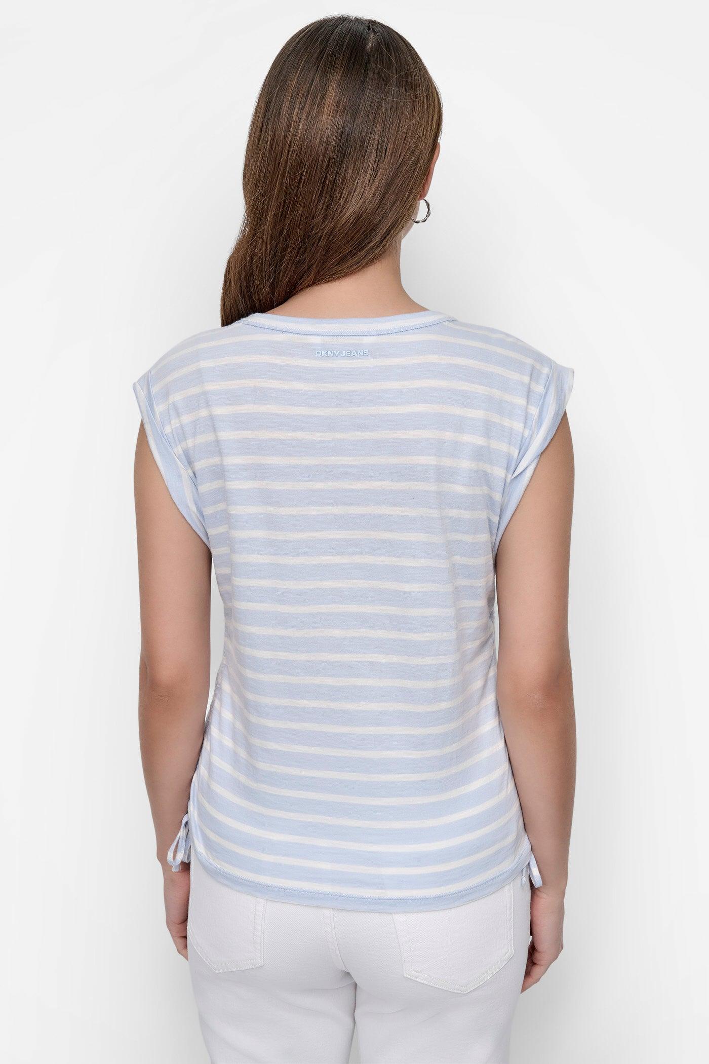 RUCHED SIDE-TIE TEE Product Image
