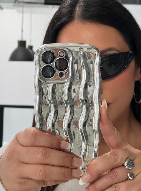 Keep Talking iPhone Case Silver Product Image