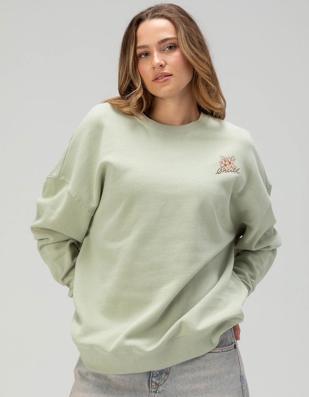 O'NEILL Choice Womens Oversized Crewneck Sweatshirt - SAGE Product Image