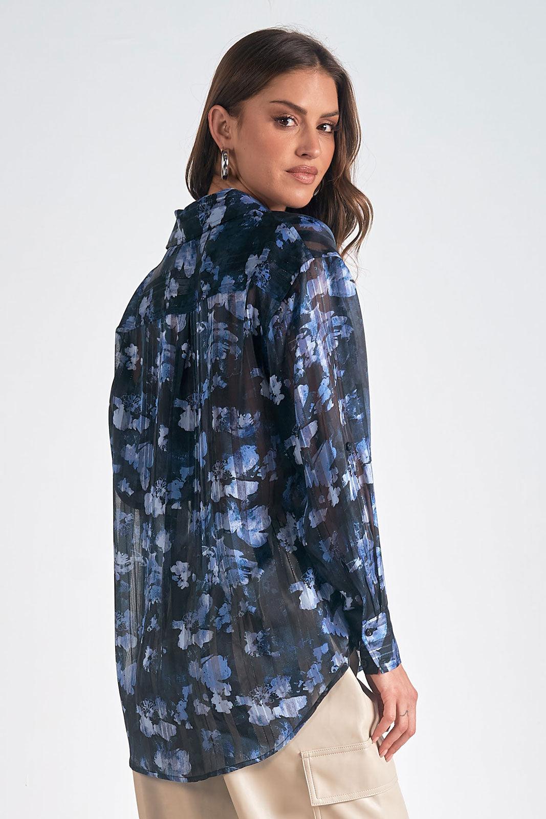 L/s Floral Sheer Product Image