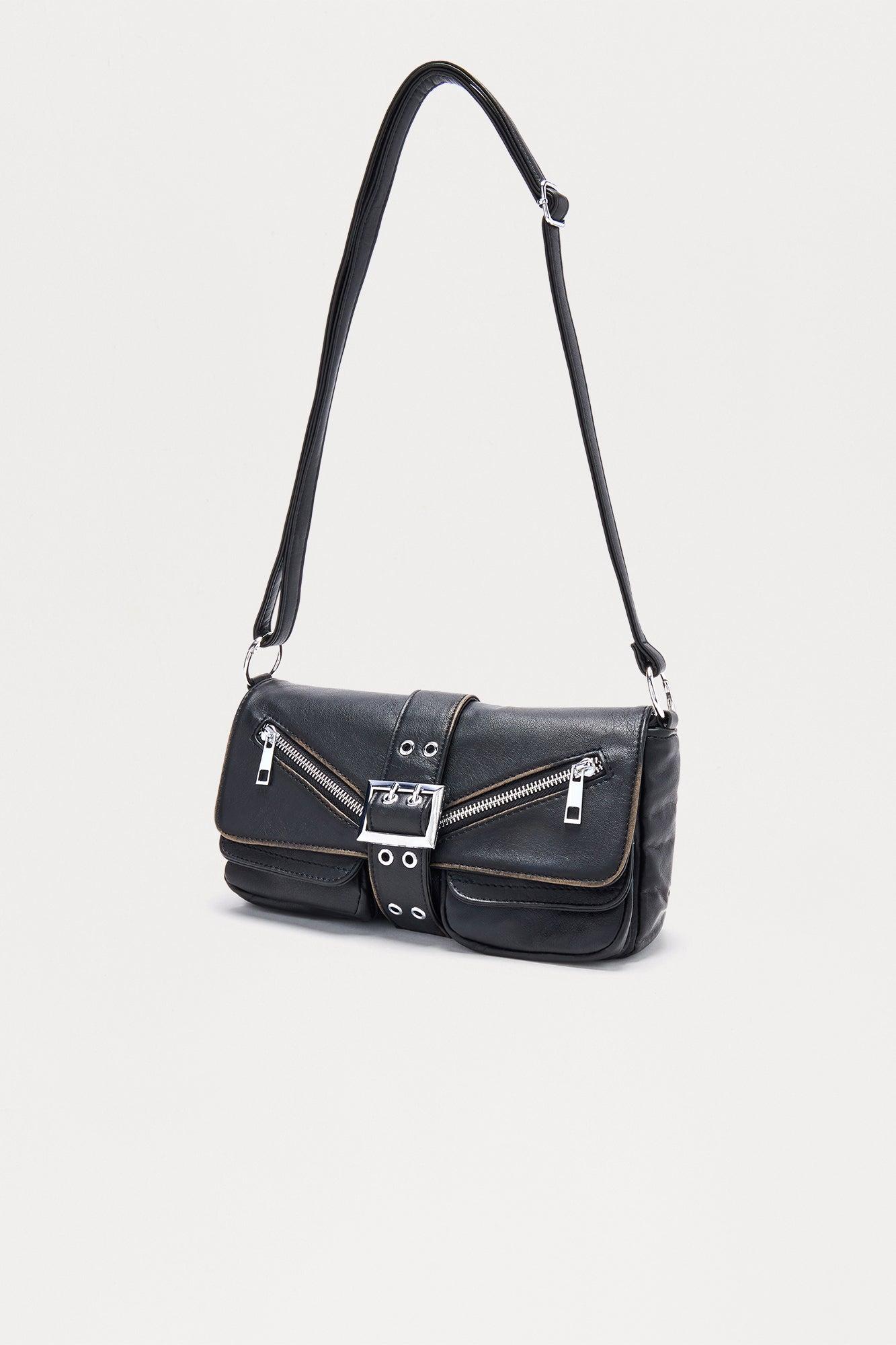 Own It Faux Leather Clutch - Black Female Product Image