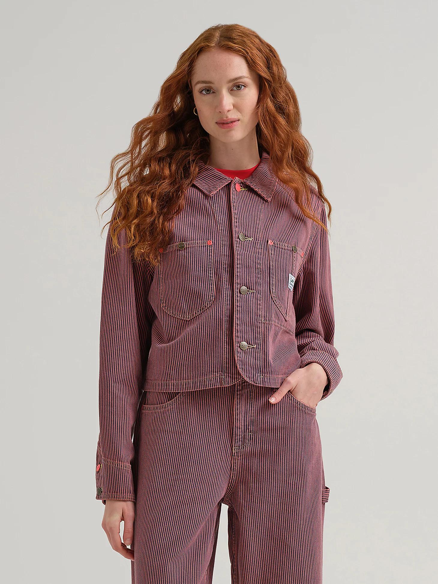 Women's Lee® x Crayola® Limited Edition Colors Crop Chore Jacket | Women's Jackets & Outerwear | Lee® Product Image