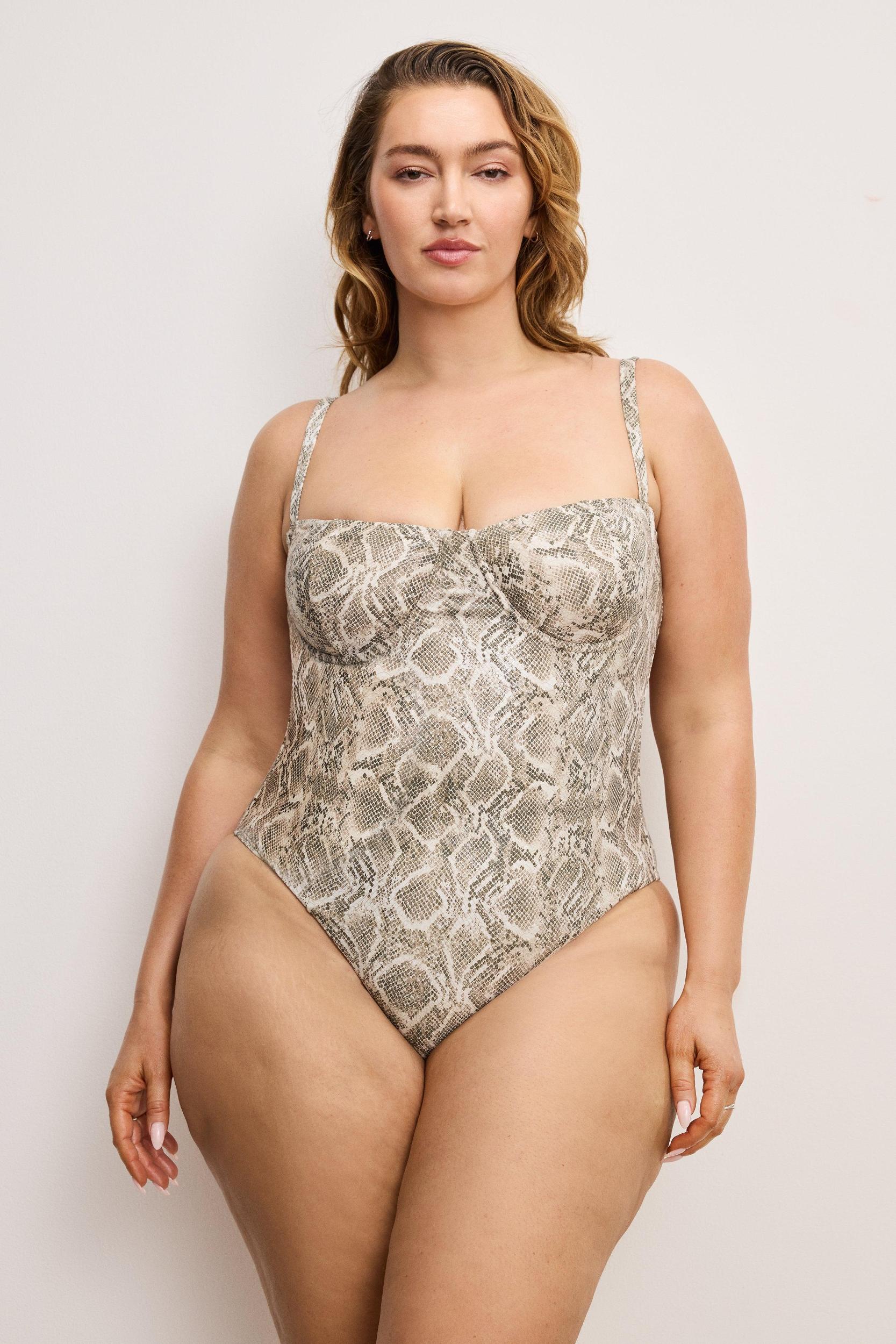 SQUARE NECK SWIMSUIT | SSP PRINT001 Product Image