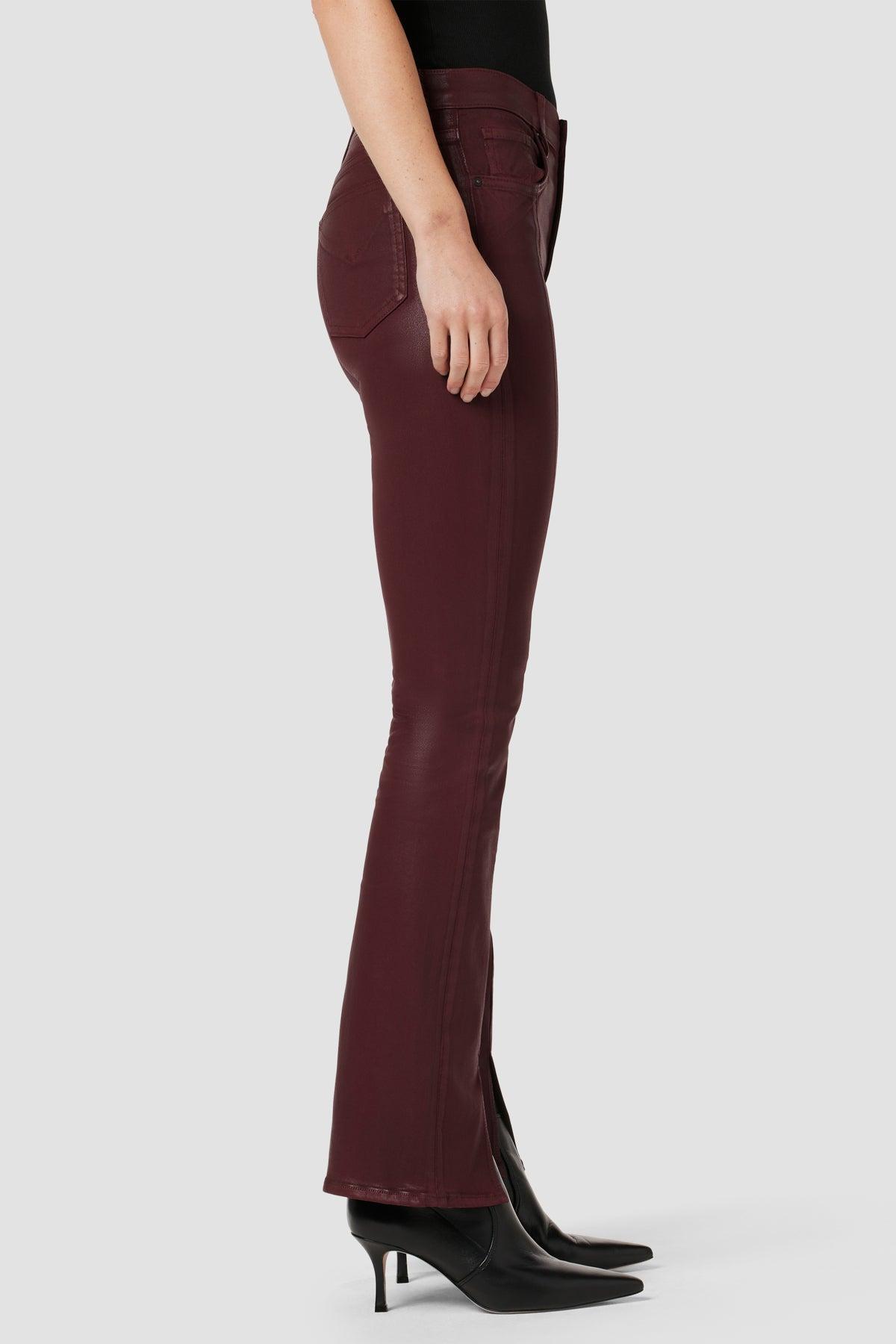 Barbara High-Rise Baby Bootcut Jean w/ Slit Hem Baby Product Image