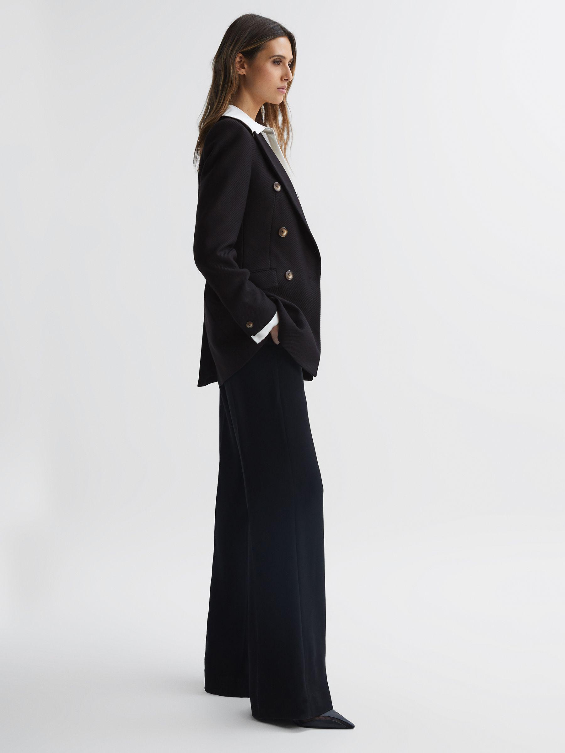 Petite Jersey Twist-Detail Midi Dress in Grey Product Image