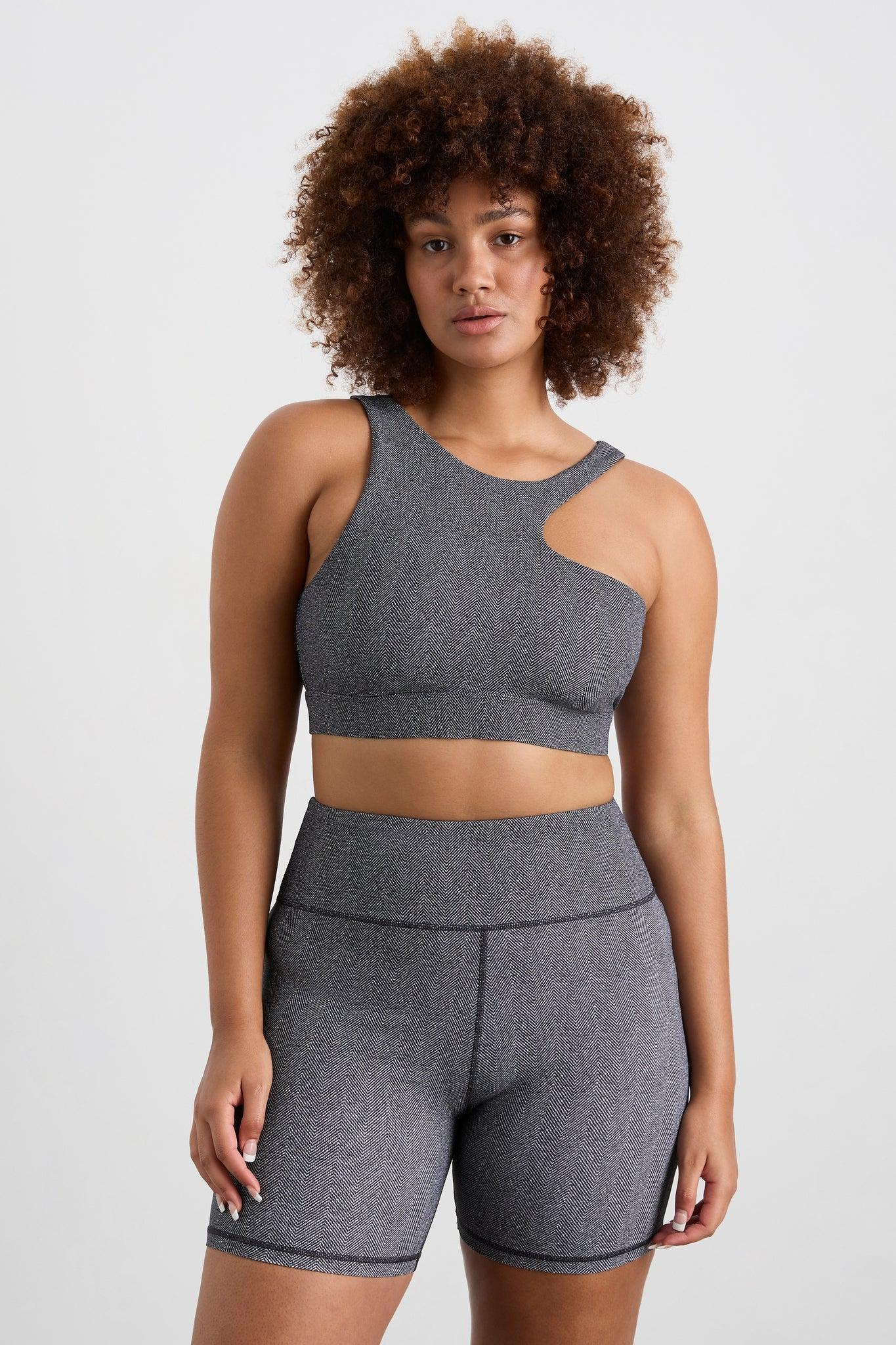 Asymmetric Racer Sports Bra 382 Product Image