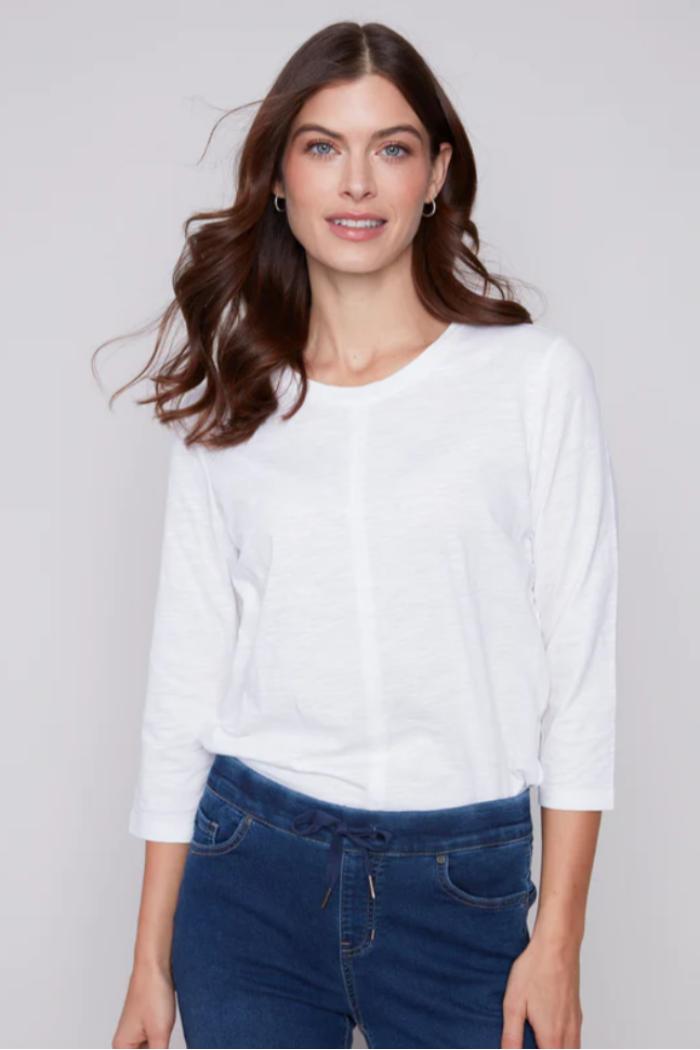 Knit Denim Jogger Pants Product Image