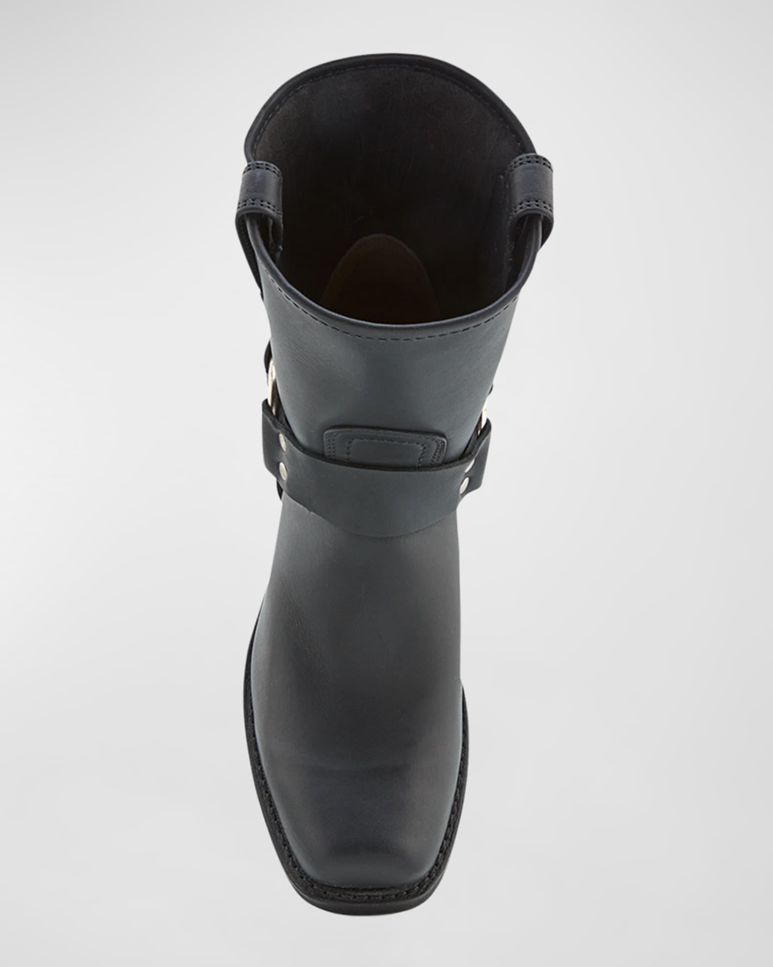 Men's Leather Harness Boots Product Image