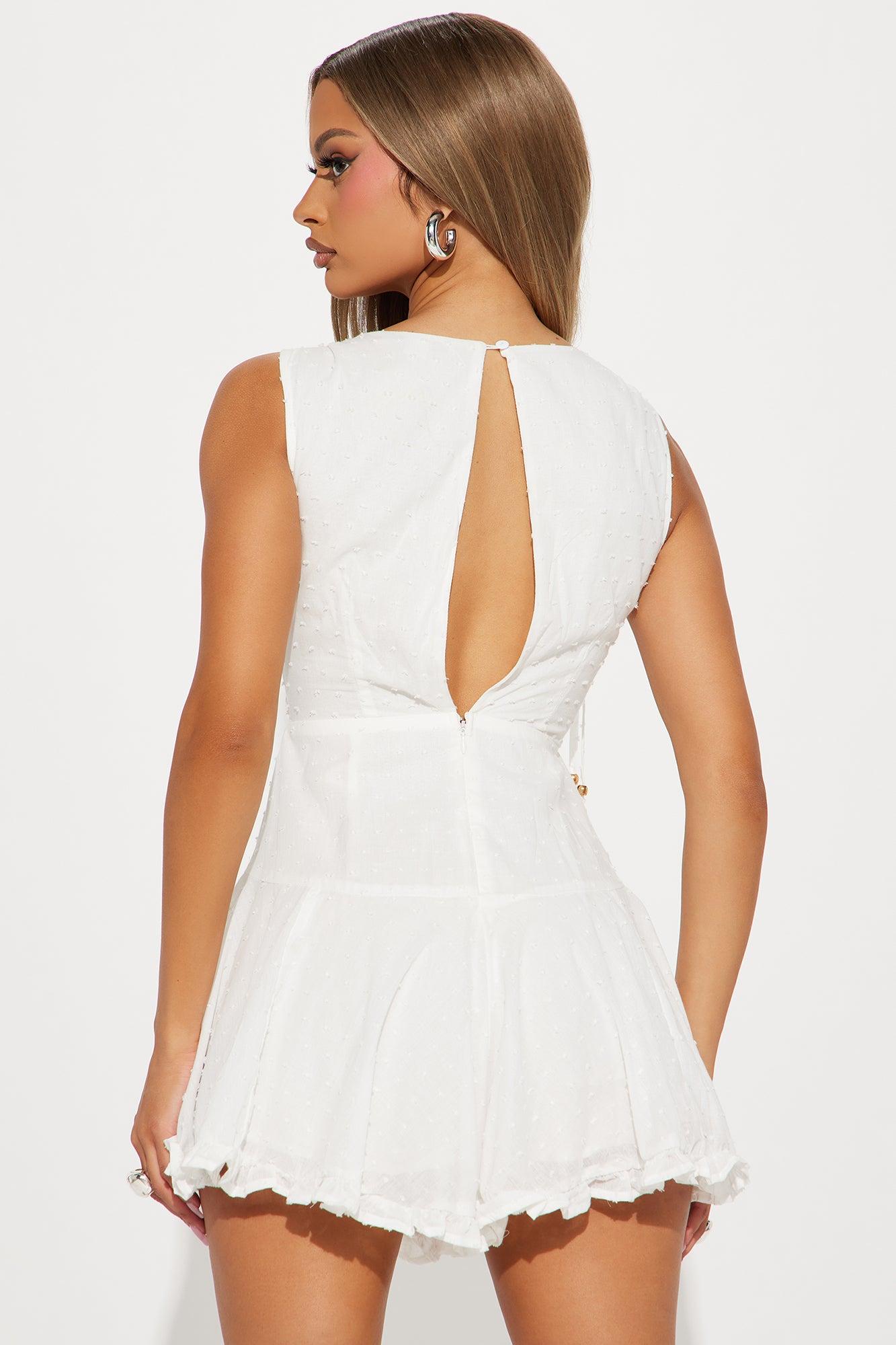 Way To Your Heart Romper - Off White Product Image