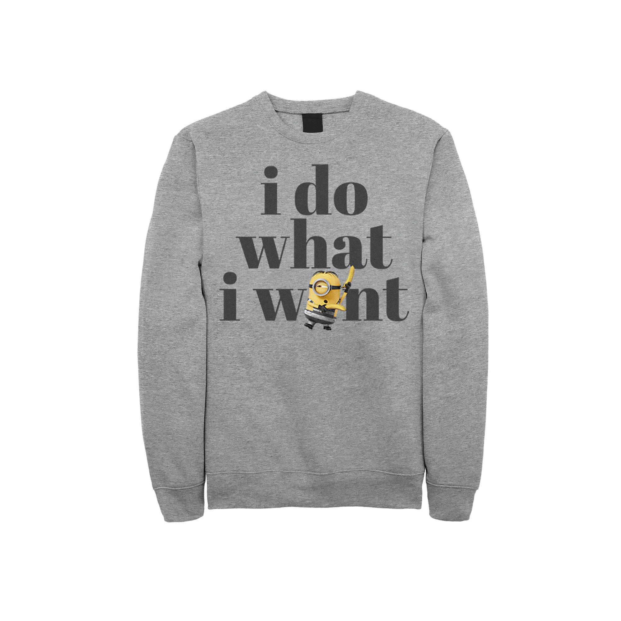 Men's Minions Do What I Want Sweatshirt,  Product Image