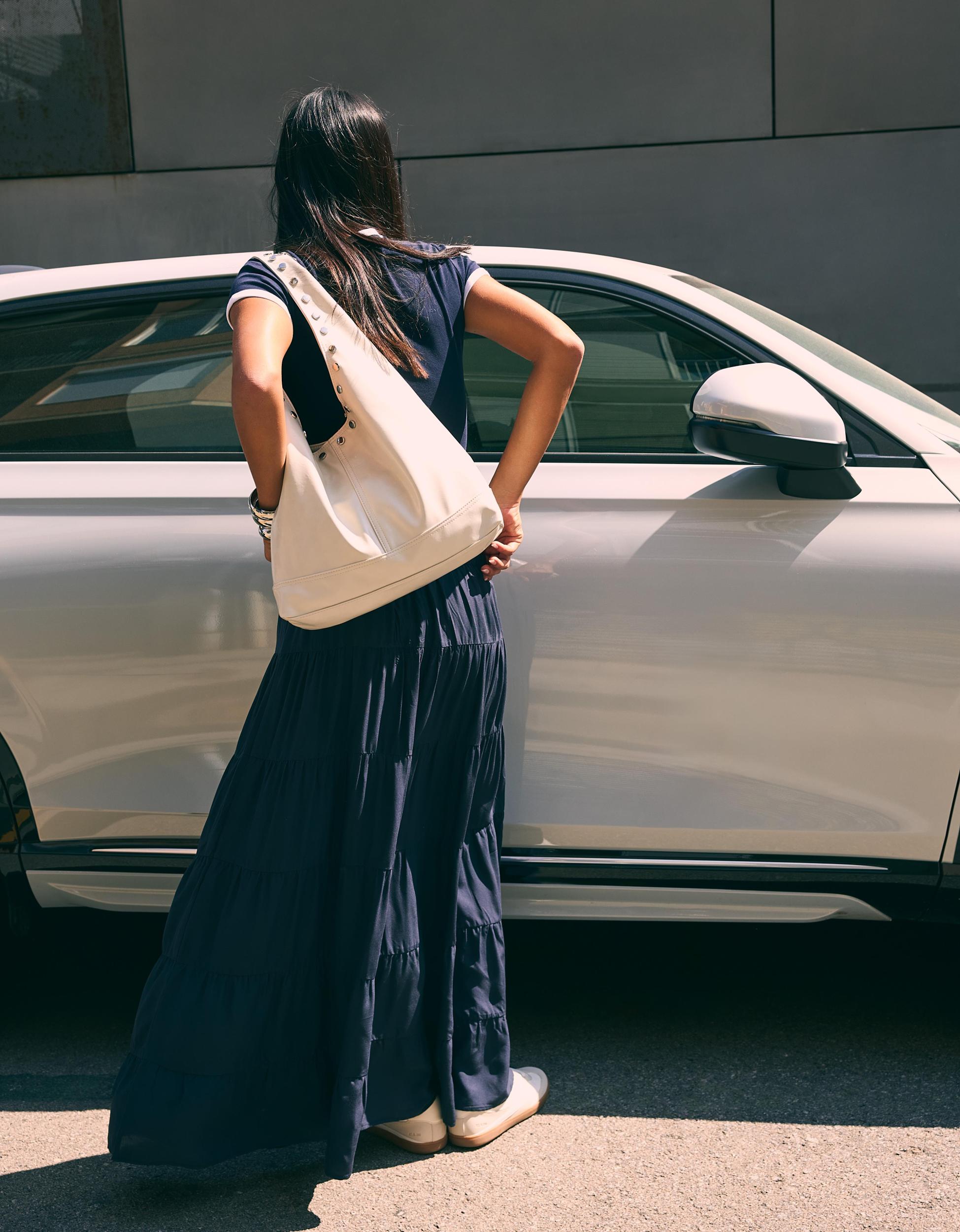 Rustic midi skirt Product Image