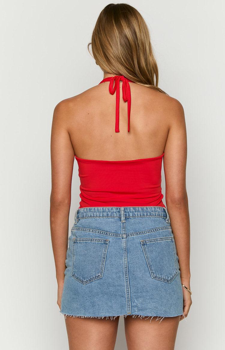 Tamika Red Bodysuit Product Image