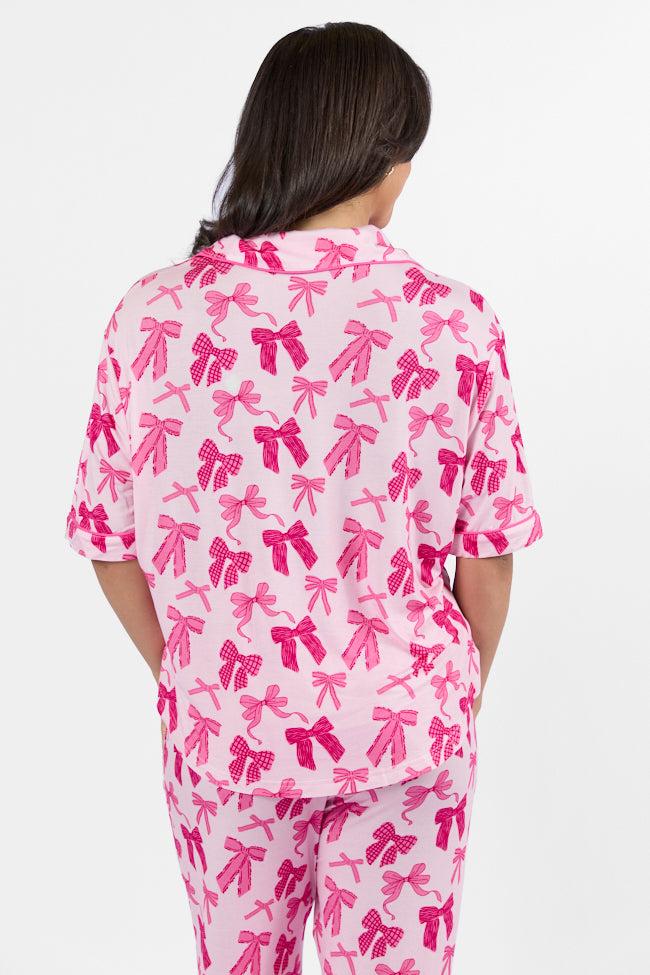 Good To Get Away In Put A Bow On It Pajama Top FINAL SALE Product Image