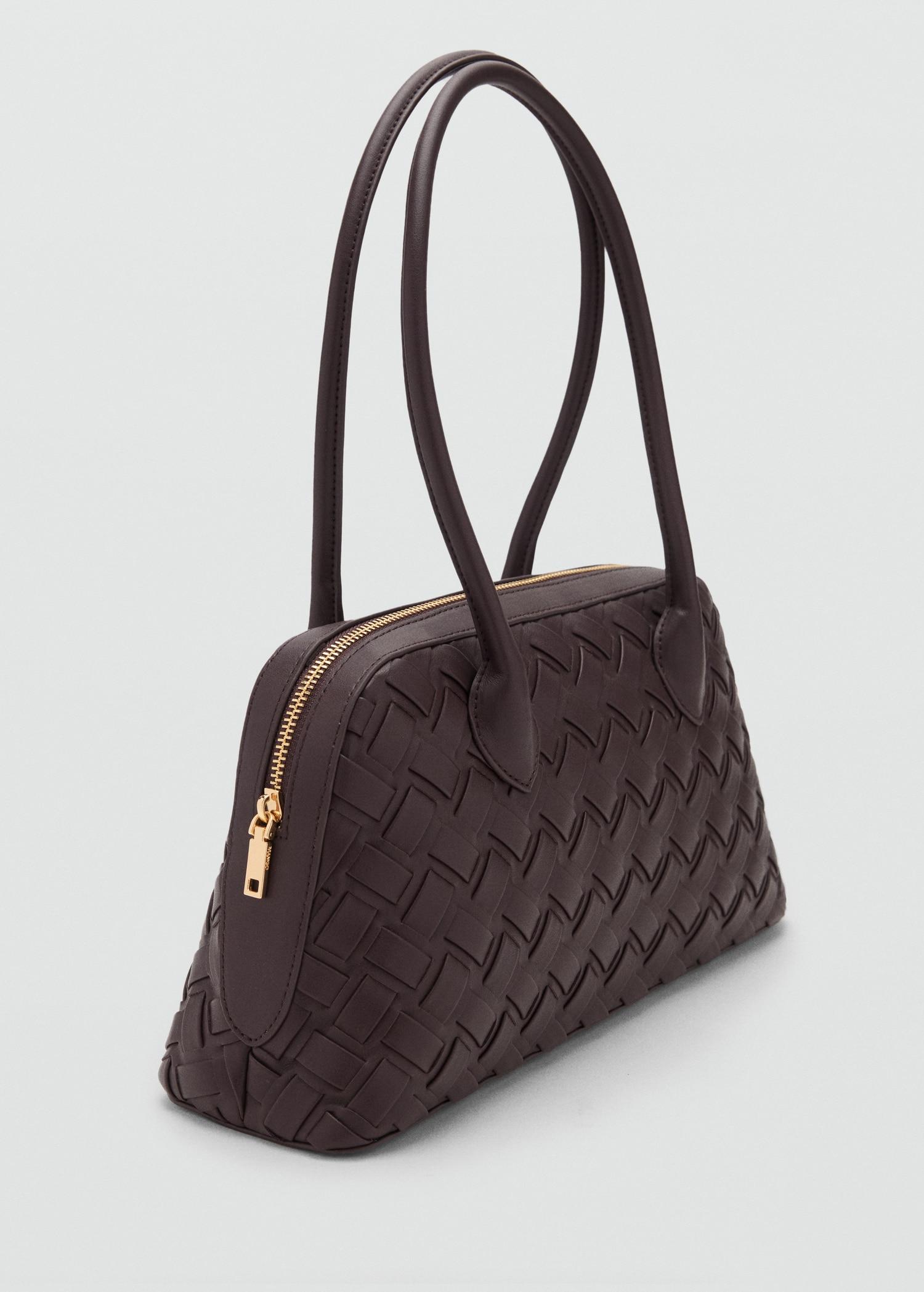 Braided bowling bag - Women | MANGO USA Product Image