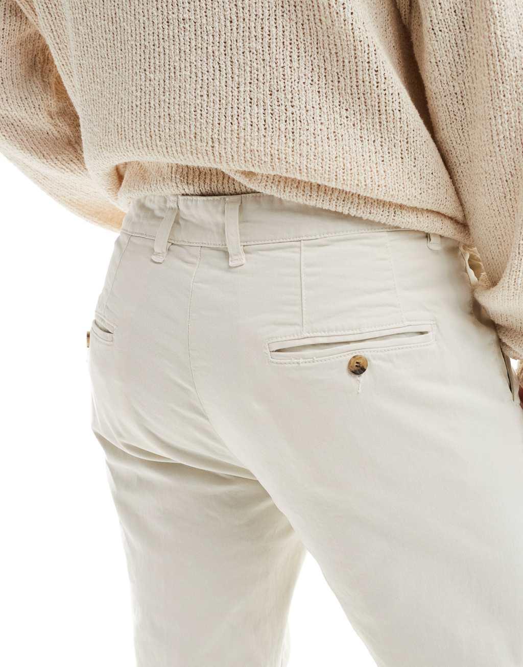 Scalpers firenze relaxed pants in cream Product Image