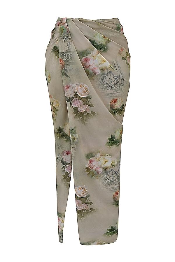 Vesper  vintage floral maxi skirt Product Image