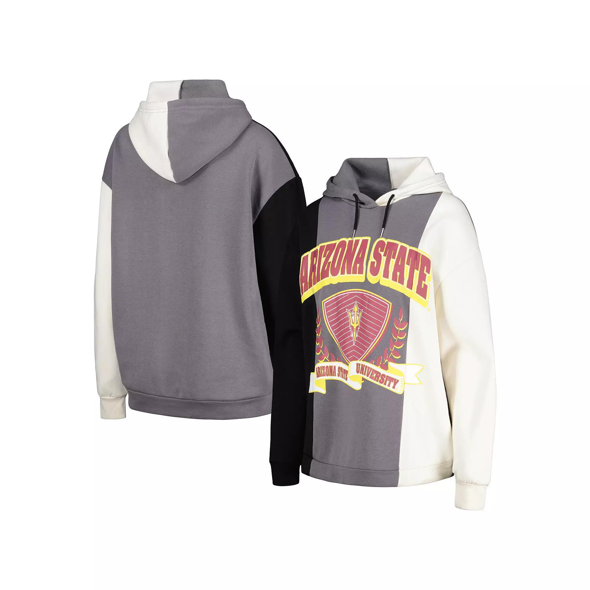 Women's Gameday Couture Black Arizona State Sun Devils Hall of Fame Colorblock Pullover Hoodie, Size: XL Product Image