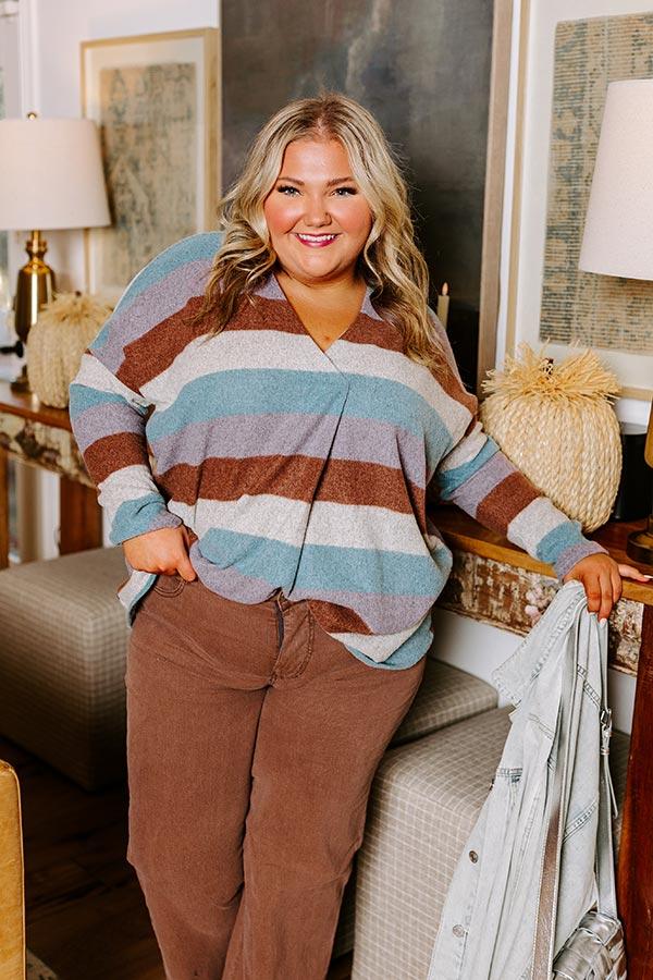 Cool Energy Stripe Shift Top Curves Product Image